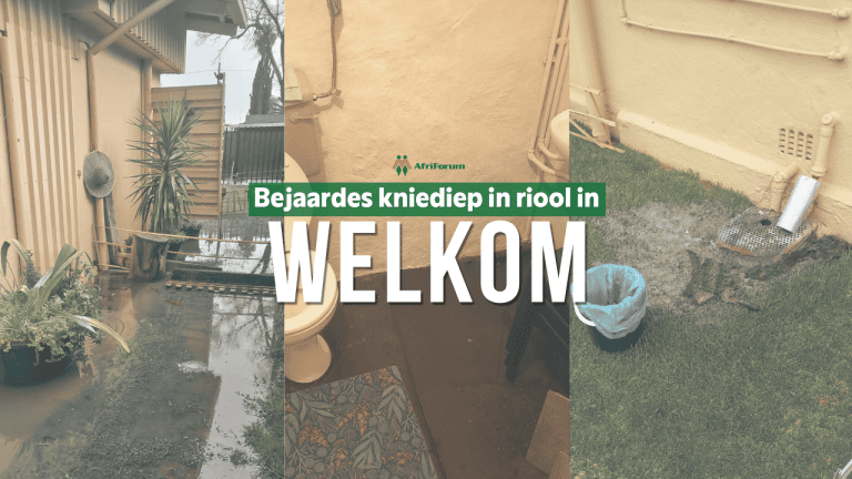 AfriForum eis optrede van Matjhabeng-munisipaliteit ná bejaardes in riool gedompel word