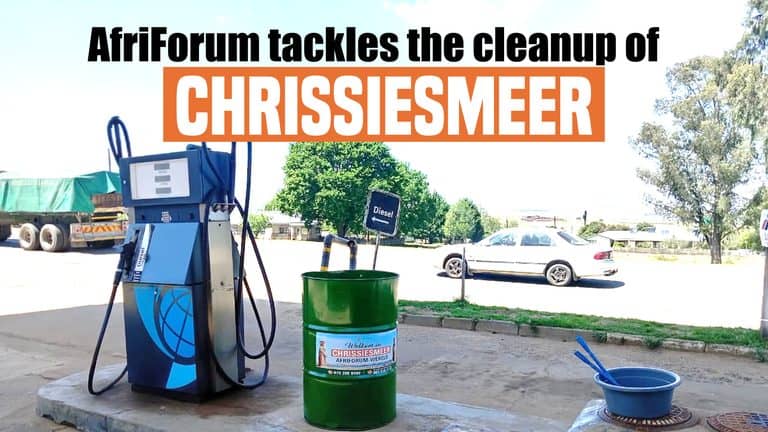 AfriForum mows approximately 2,7 hectares of grass and removes 84 bags of refuse in Chrissiesmeer