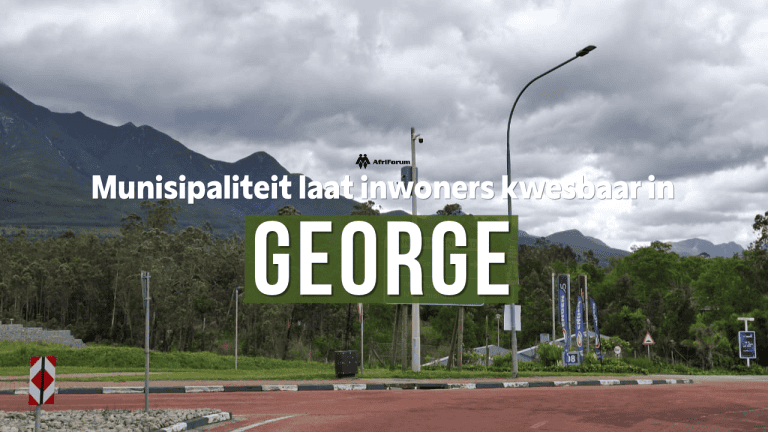 AfriForum vra dat burgemeester ingryp ná George-munisipaliteit veiligheidsrolspelers uitsluit