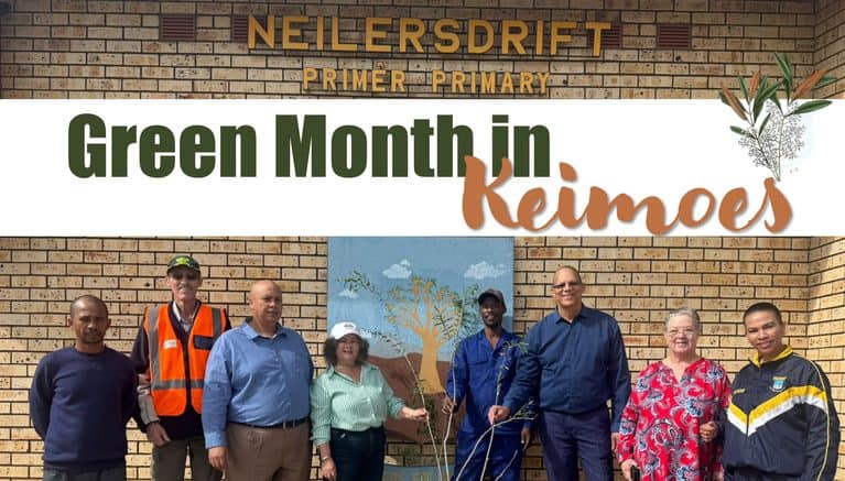 Green Month: AfriForum’s Keimoes branch plants 144 trees and plants for a greener Kalahari