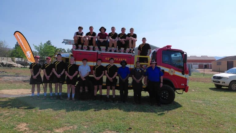 Wynland-tak bied veldbrandopleiding aan by Hoёr Landbouskool Boland