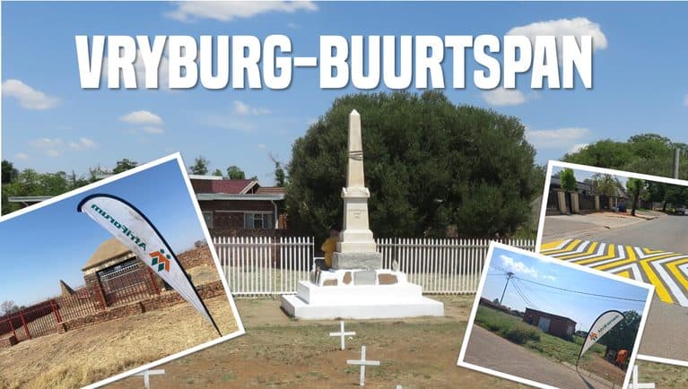 AfriForum-buurtspan knap Vryburg-konsentrasiekampbegraafplaas op ter nagedagtenis aan nagenoeg 300 wat hier sterf
