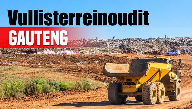 Slegs drie vullisterreine in Gauteng op standaard, toon AfriForum-oudit